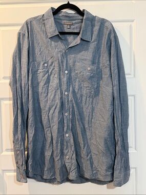 Toad & Co chambray shirt XL